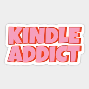 Kindle Addict Sticker